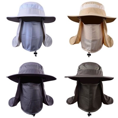 US Hiking Fishing Hat Outdoor Travel Full Neck Face Protection Flap Sun Cap Hat  eb-36438029